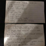 Custom Engraved Recipe Board