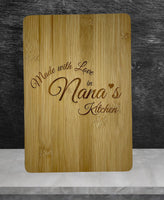 Etched Cutting Board - No Handle