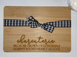 Etched Cutting Board - No Handle